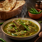Hari Mirchi Mutton