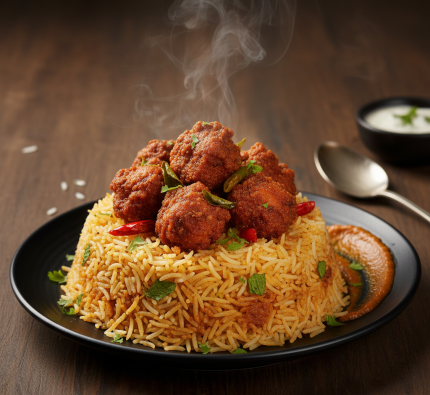 Mini Chicken 65 Biryani