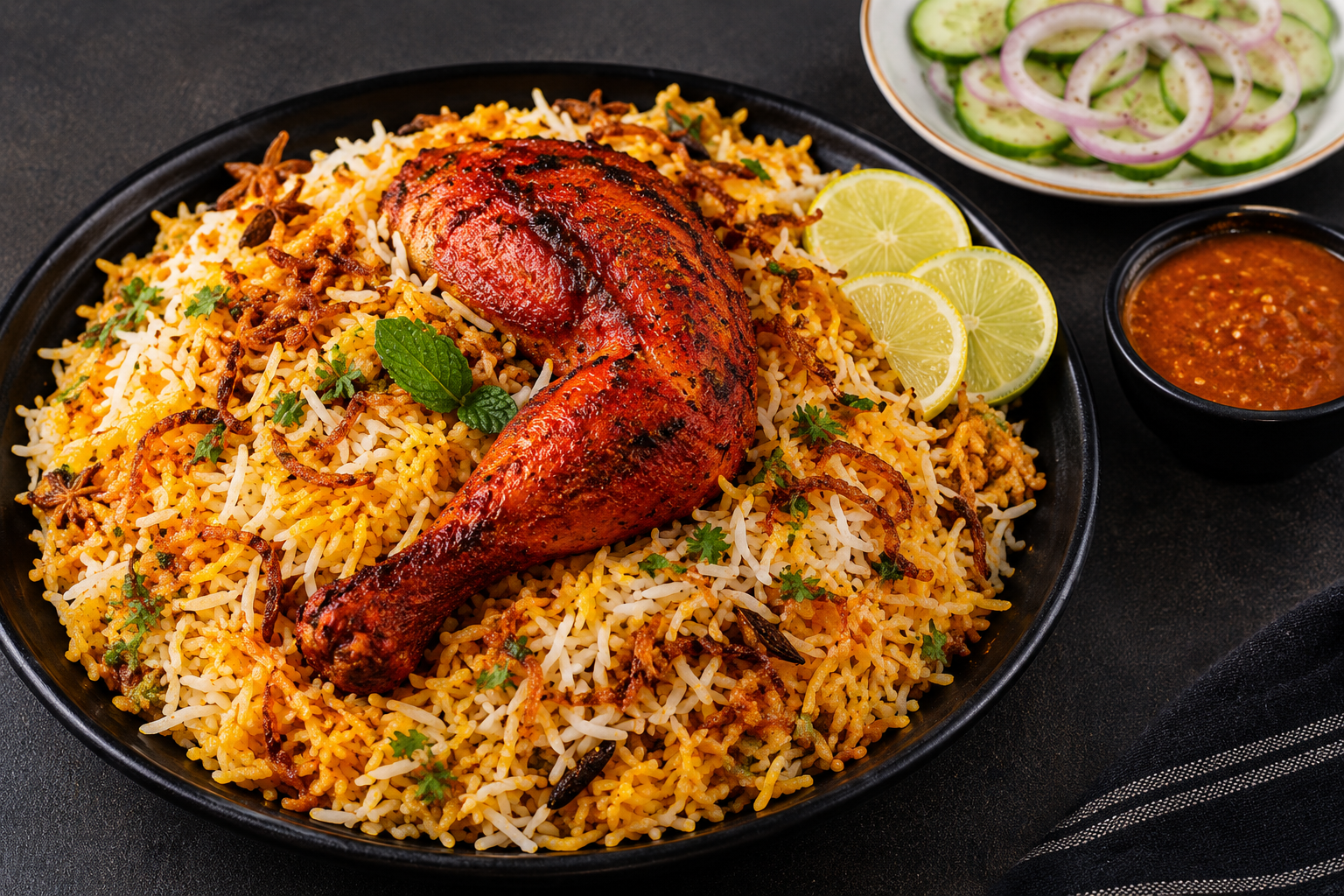 Tandoori Chicken Biryani Feast Chicken Tikka Biryani - Image 1